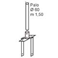 dispositivo per New Jersey completo di palo diametro 60 m 1,50