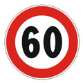 Limite massimo di velocit 60